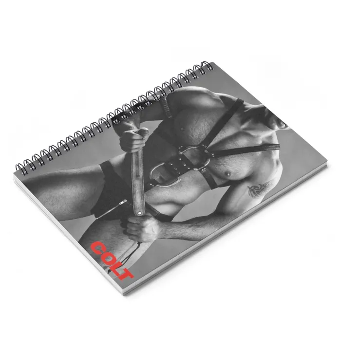 Printify Restraints COLT Leather Spiral Notebook