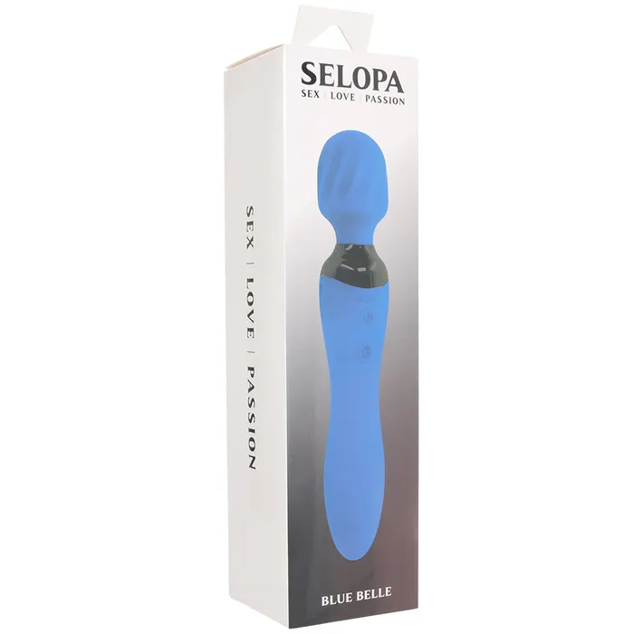 Vibrators Evolved Novelties Selopa Blue Belle Wand Vibe in Blue