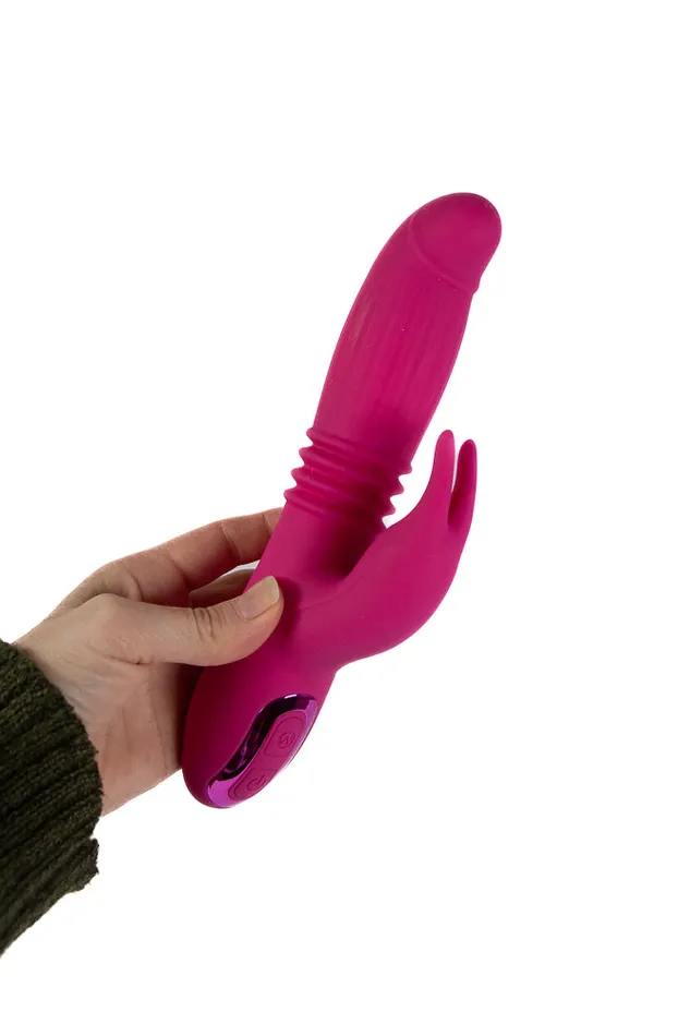 NS Novelties Vibrators NS Novelties INYA Passion Thrusting Expanding Rabbit Vibrator Pink