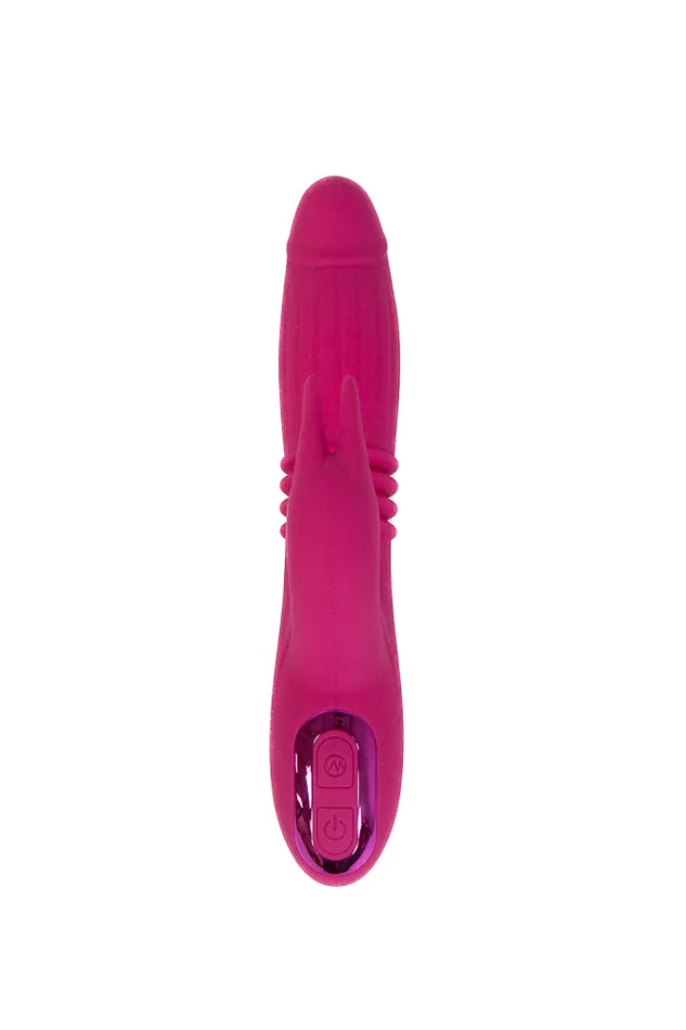 NS Novelties Vibrators NS Novelties INYA Passion Thrusting Expanding Rabbit Vibrator Pink