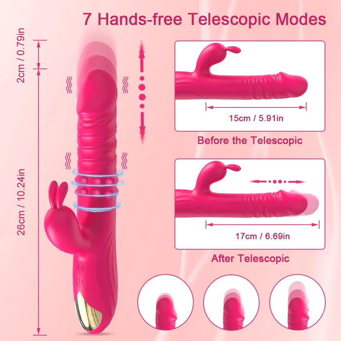 Dashdiamondx Vibrators Rabbit Triple Stimulus Vibrator
