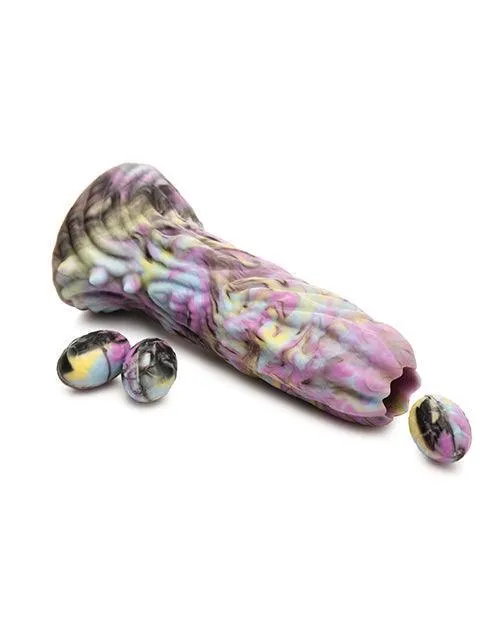 Dildos Creature Cocks Dragon Spawn Dragon Ovipositor Silicone Dildo wEggs Multi Color Xr LLC