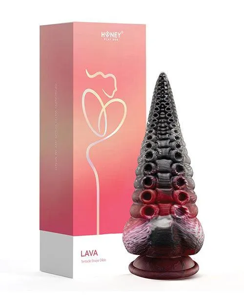 Uc Global Trade INChoney Play B Dildos Lava Tentacle Shape Suction Cup Dildo Multi Color