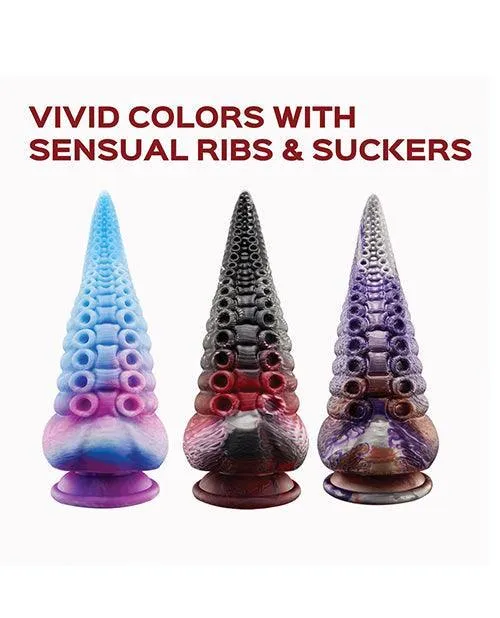 Uc Global Trade INChoney Play B Dildos Lava Tentacle Shape Suction Cup Dildo Multi Color