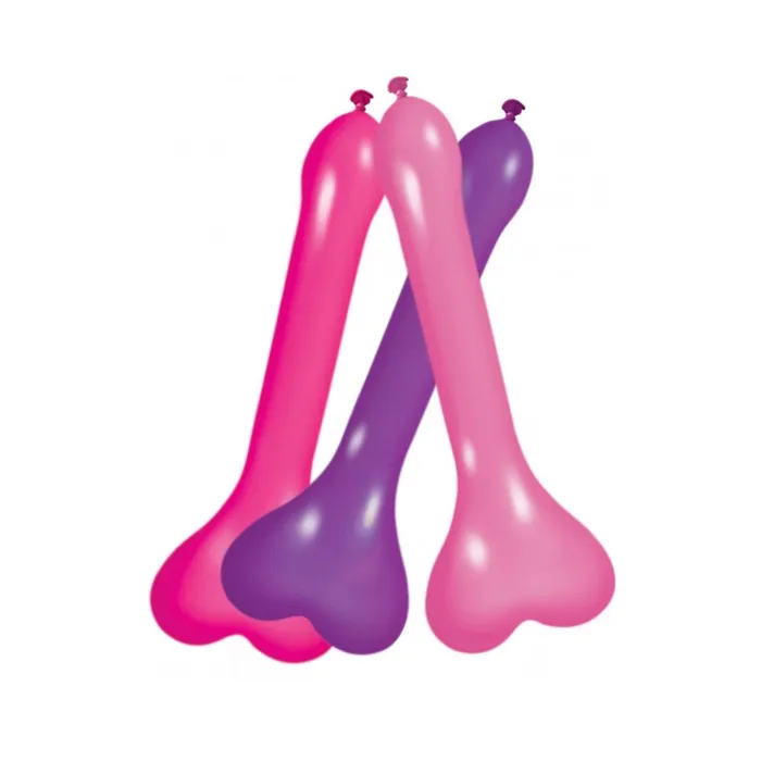 Hott Products Unlimited Vibrators Pecker Balloons Assorted Colors6box