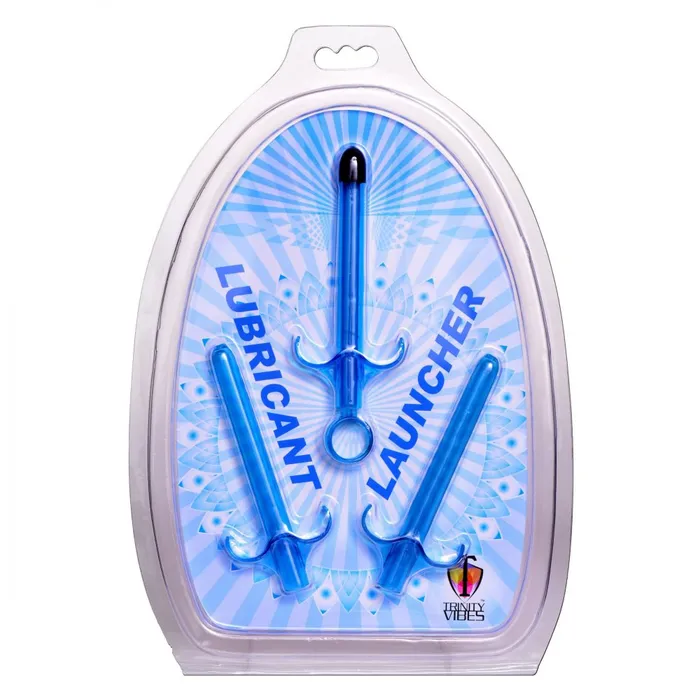 Sexual Health Wellbeing Trinity Vibes Lubricant Launcher 3 Pack Blue