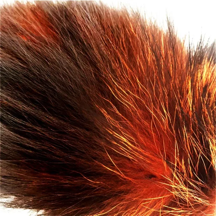 Anal Love Plugs Black Orange Fox Tail 16 Anal Love Plugs Black Orange Fox Tail 16
