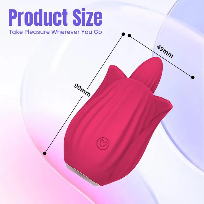 Inyarose Vibrators Rose Tongue Pleasure Vibe