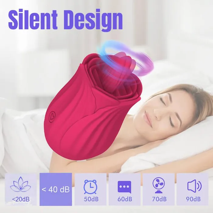 Inyarose Vibrators Rose Tongue Pleasure Vibe