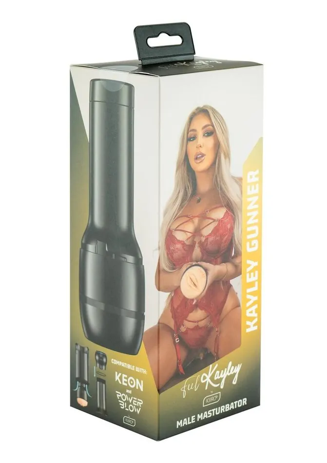 Kiiroo Male Sex Toys Kiiroo Feel Kayley Gunner Interactive Masturbator Pussy