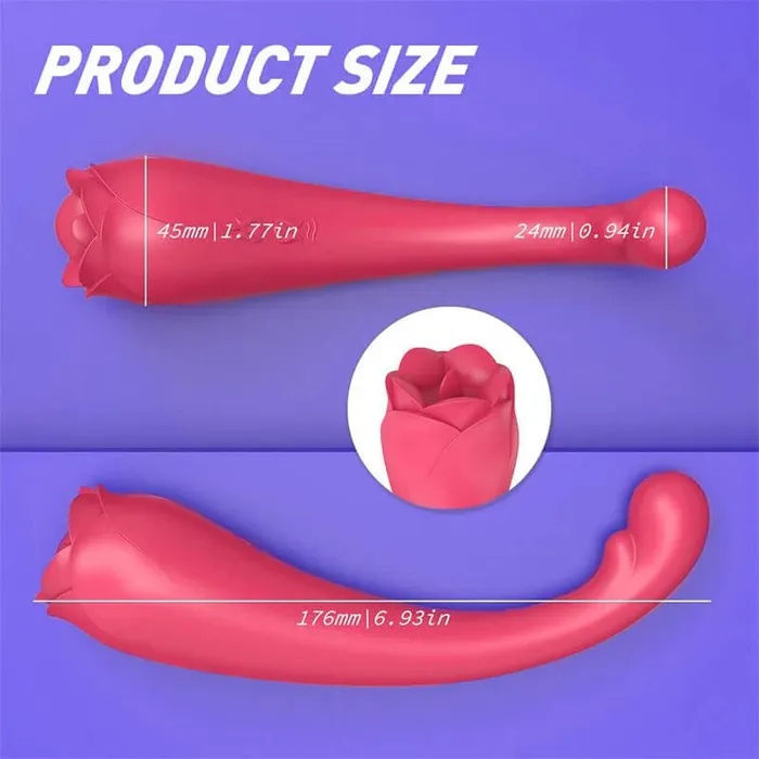 Licking Rose Vibrator Massager Inyarose Vibrators