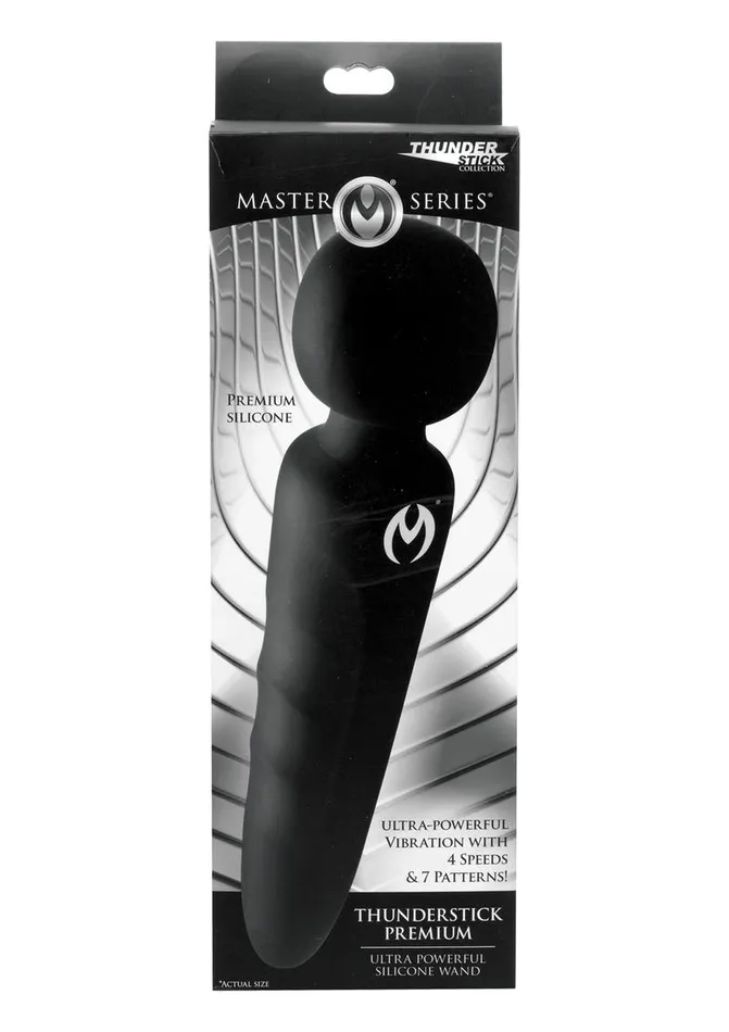 Master Series Female Sex Toys Master Series Thunderstick Premium Rechargeable Silicone Wand