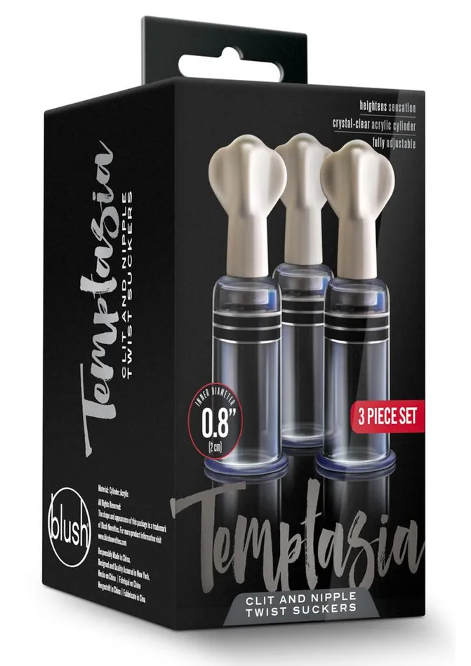 Vibrators Temptasia Temptasia Clit and Nipple Twist Suckers