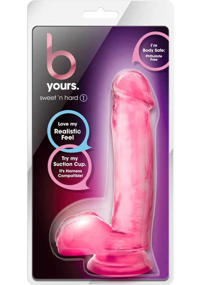 Dildos B Yours B Yours Sweet N Hard 1 Dildo with Balls Dildos B Yours B Yours Sweet N Hard 1 Dildo with Balls