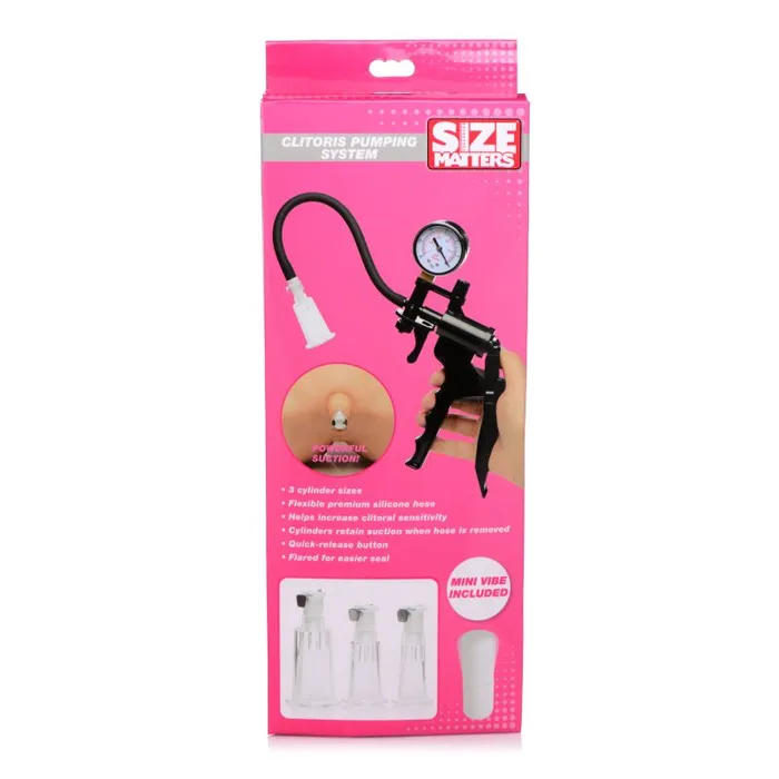 Female Sex Toys Size Matters Clitoral Pumping System Clear