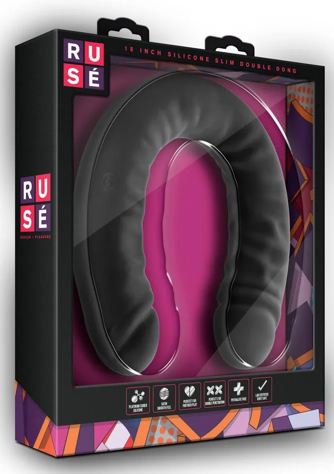 Ruse Ruse Silicone Double Headed Dildo Dildos