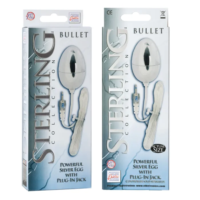 Sterling Collection Silver Egg CalExotics Vibrators Sterling Collection Silver Egg CalExotics Vibrators